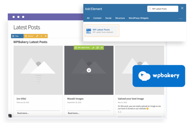 WPBakery में अन्य तरीकों से अपने नवीनतम समाचार लोड करें