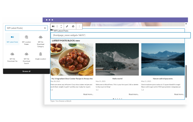 การรวมสินค้าล่าสุดของ WooCommerce เข้ากับตัวสร้างหน้า