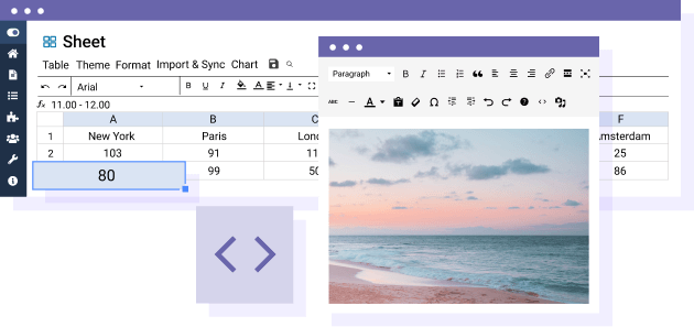 Εισαγωγή εικόνων και περιεχομένου προσθέτου σε κελιά πίνακα WordPress