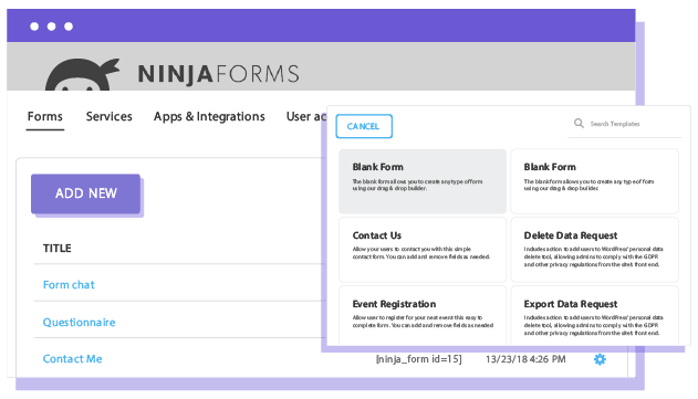 Van Gravity Forms naar een WordPress-tabel