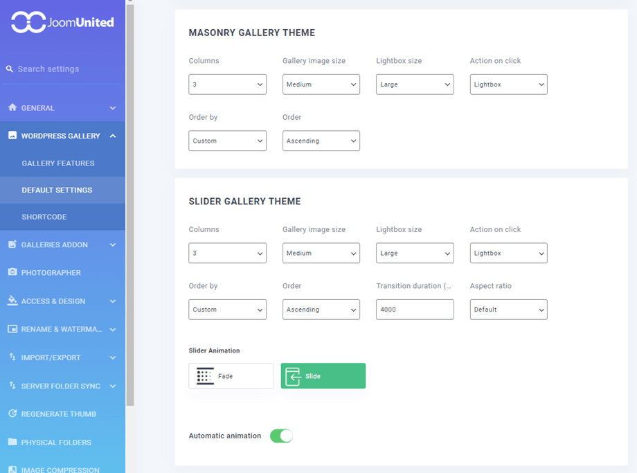 masonry - настройка темы