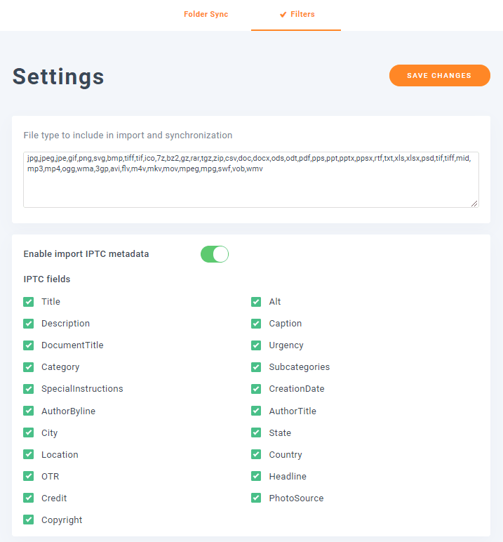 Server-Sync-Filter