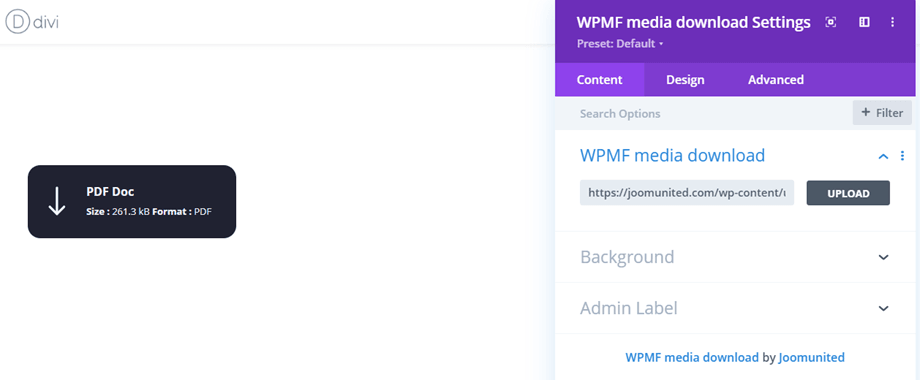 wpmf-media-download-aperçu