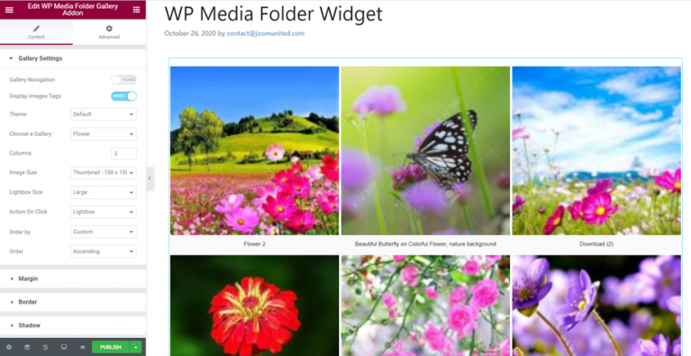 Folder widget