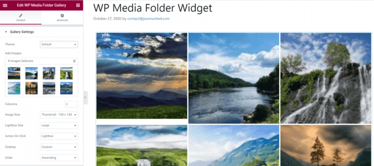 Folder widget