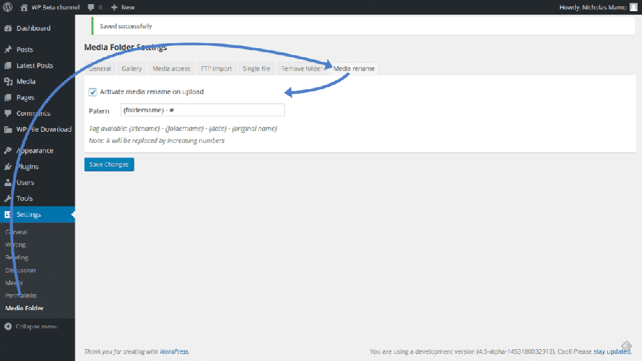 Media-Rename-Settings