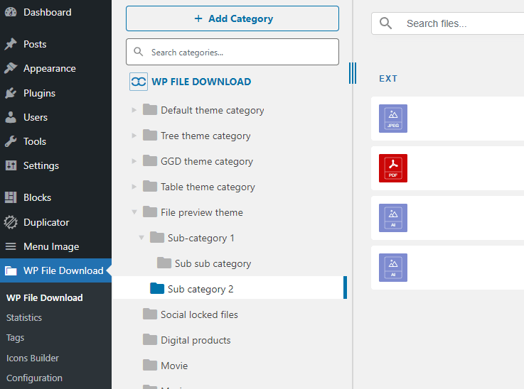 Dateimanager-Admin