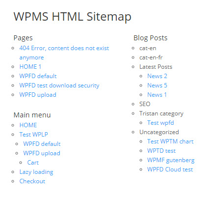 html-sitemap