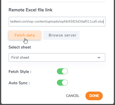 -Excel-veri almak