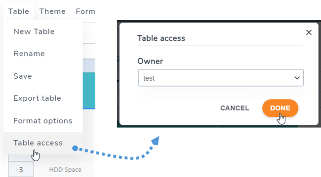 table-access