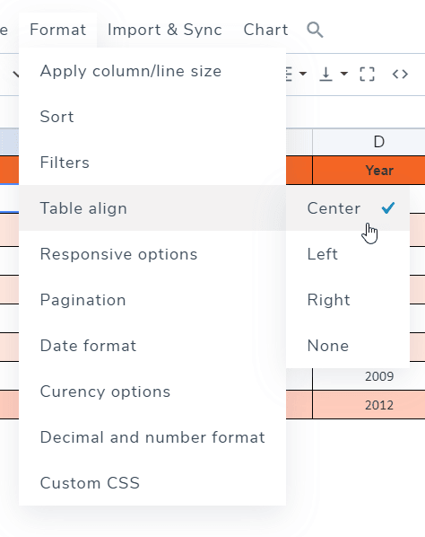 table-align