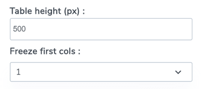 table-height