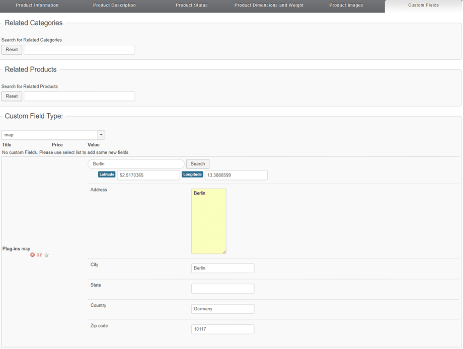 prodotto-custom-field