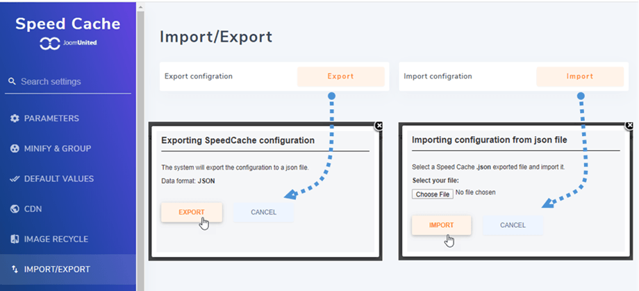 export-import-tasto