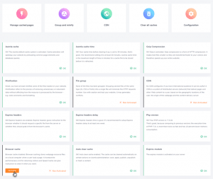 Speed Cache: Performance Dashboard