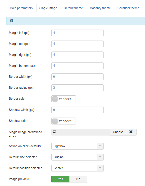 file singolo parametro