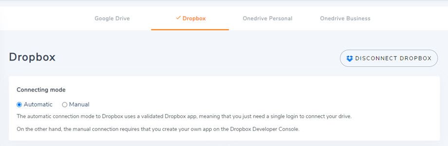 tài khoản đăng tự động-dropbox-kết nối-dropfiles