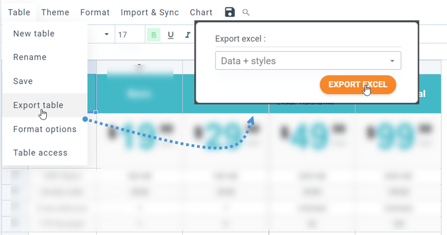 Excel - Blatt-Import-Export