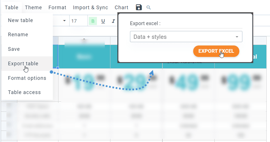 Excel - import-export de feuilles