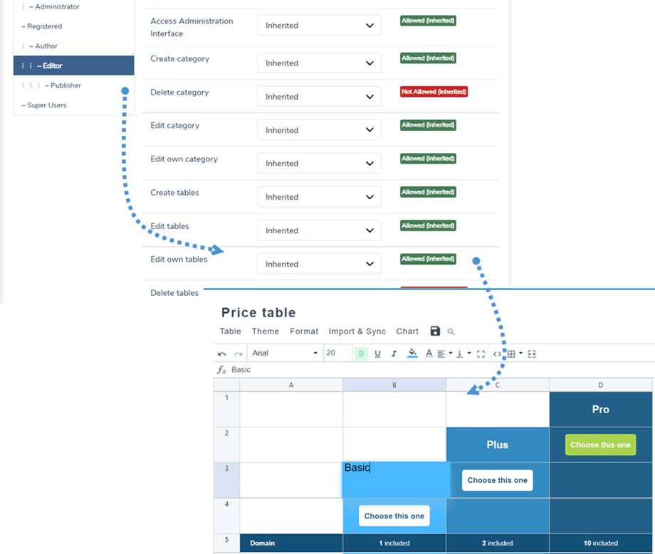 edycja frontend-table