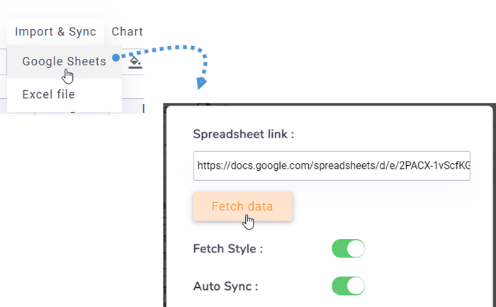 Google-Sheet-Daten