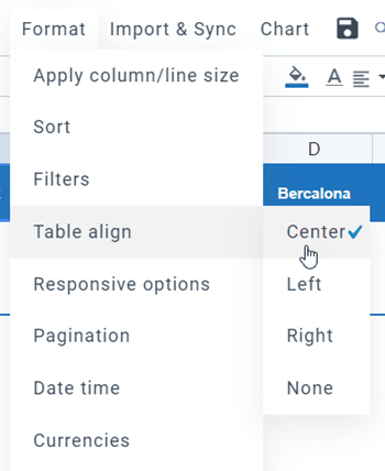 table-align