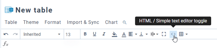 format-tabel