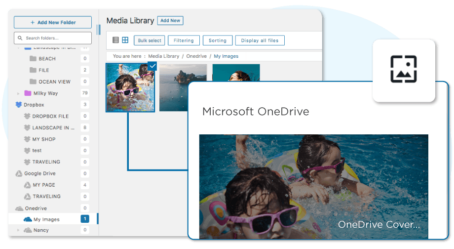 Wp Media Folder Wordpress Onedrive个人集成