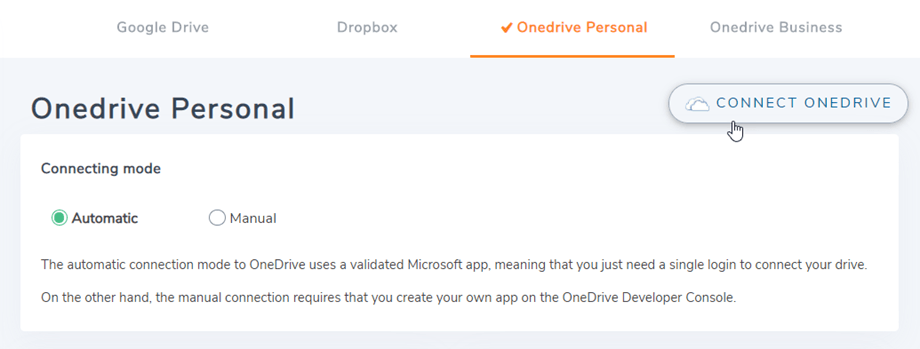 automatisk onedrive