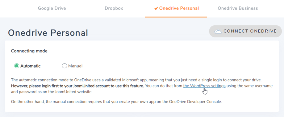 bağlantısız - tek onedrive