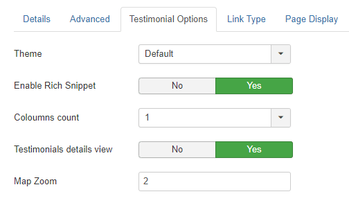 меню богатых сниппет