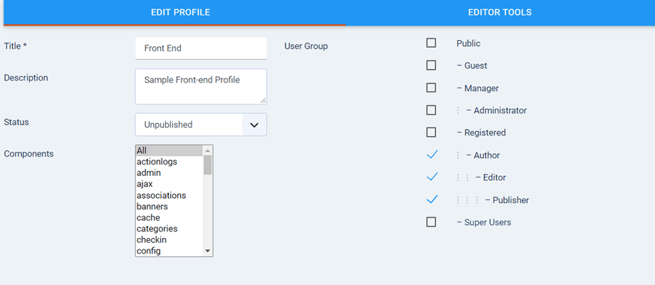 bewerk-profielen-tab