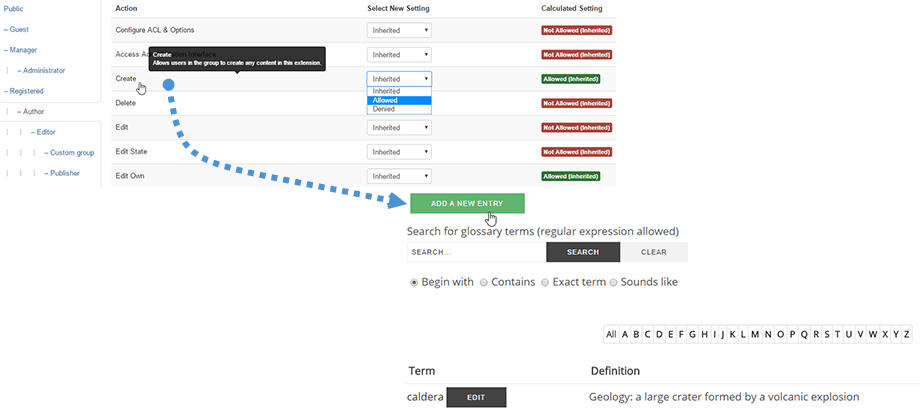 add-Definition- frontend