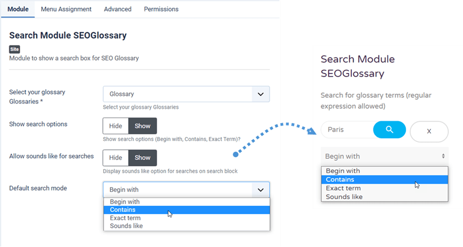 Suchmodul-SEO