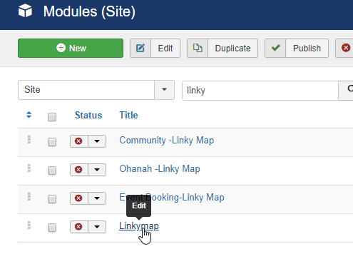 linkymap modülü