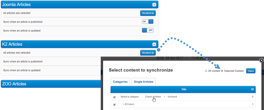 innehållssocial filter