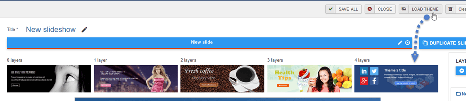 Layer Slideshow :主题