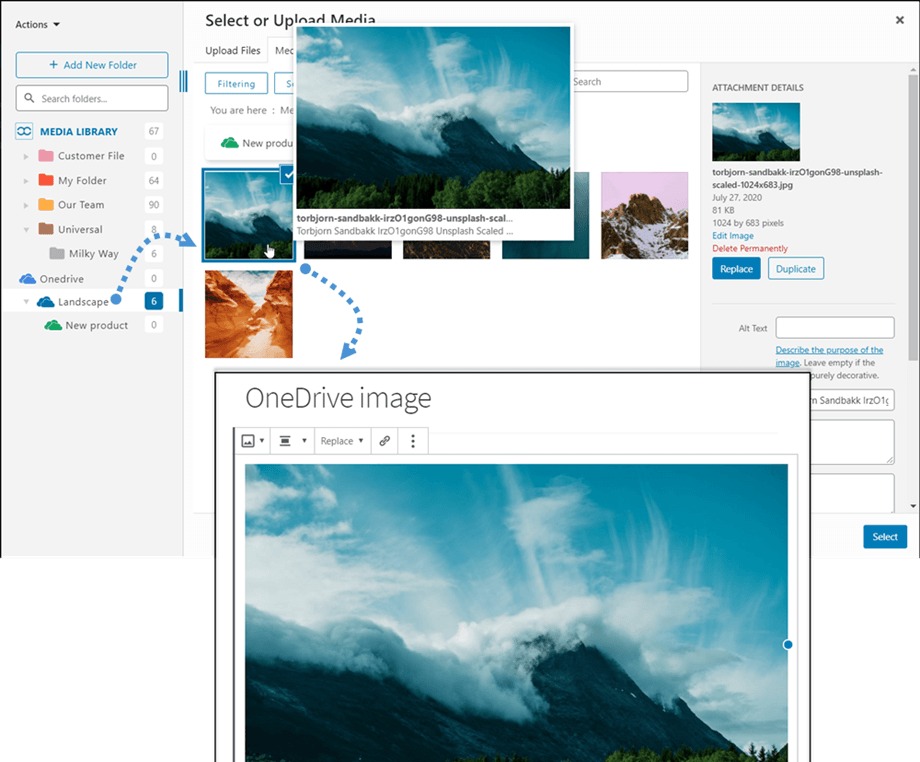 embed-OneDrive-image