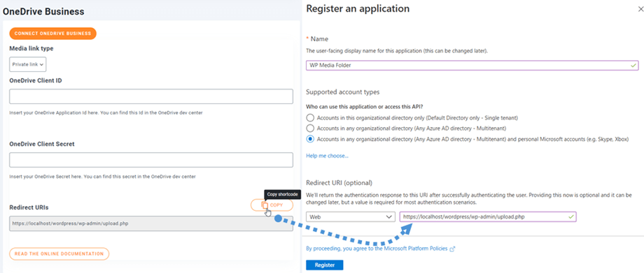 register app-företag