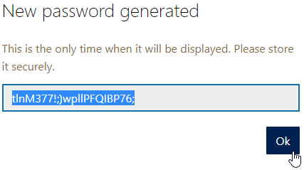 Password-generated