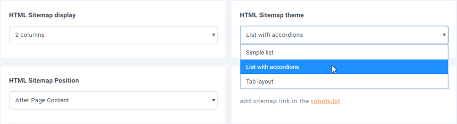 html-sitemap-theme