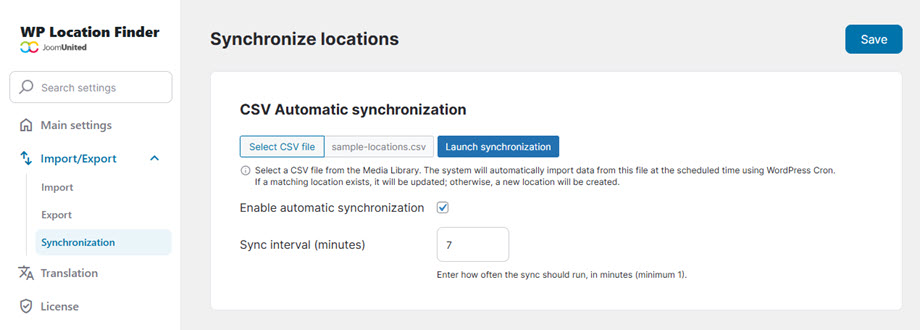 synchronization-locations