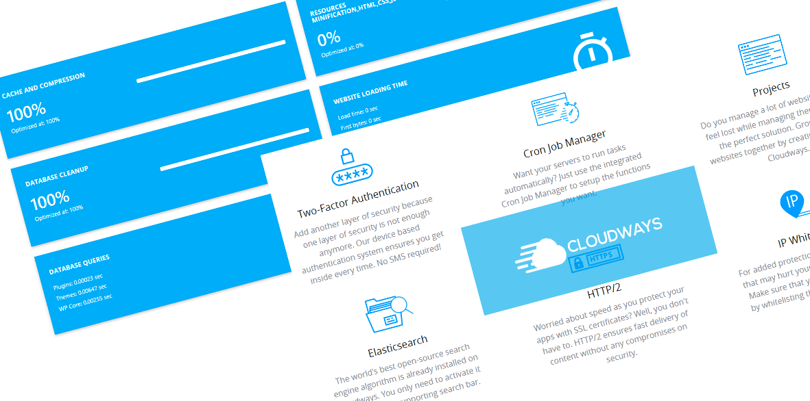 Accélérez WordPress en utilisant l&#39;hébergement Cloudways et WP Speed of Light