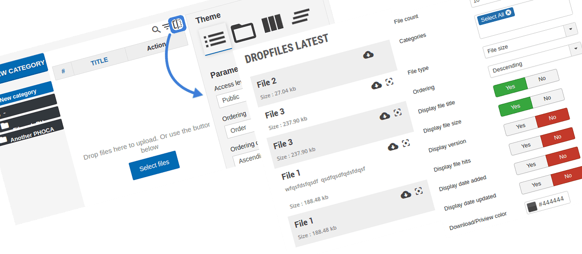 dropfiles-fil-interface