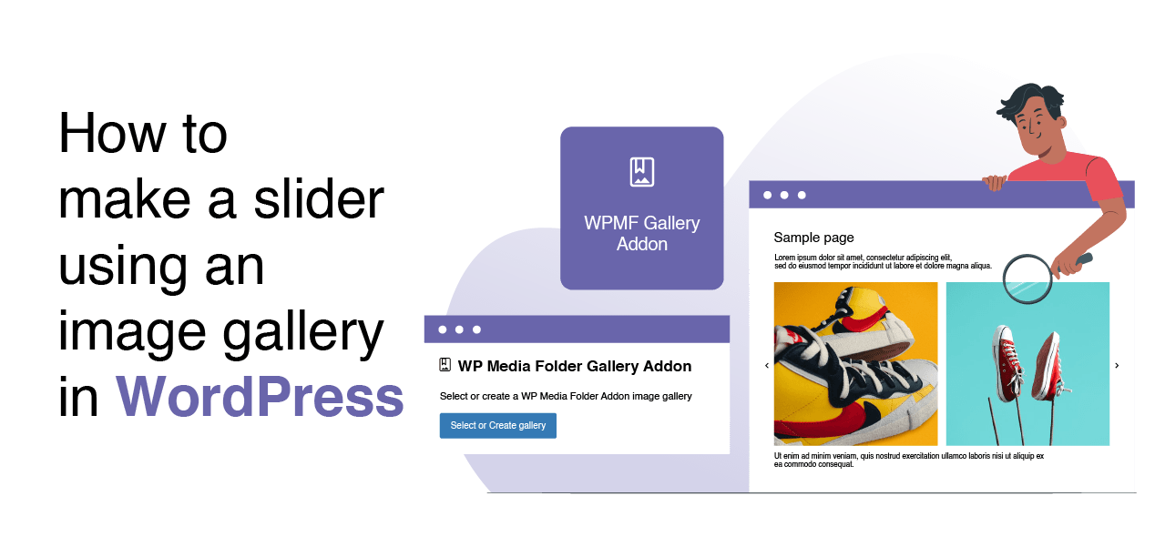 WordPress&#39;te bir resim galerisini kullanarak bir kaydırıcı nasıl yapılır