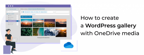 Come creare una galleria WordPress con i media OneDrive