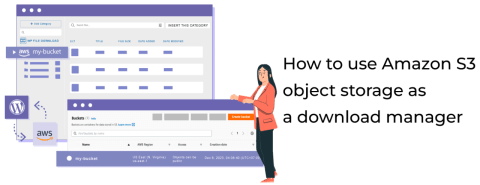 Cách sử dụng Amazon S3 Object Storage làm trình quản lý tải xuống