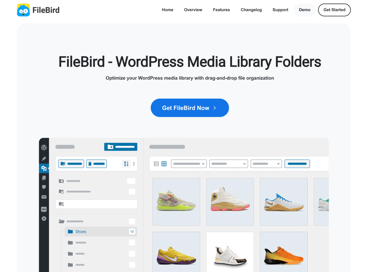 FileBird Media Library Folders