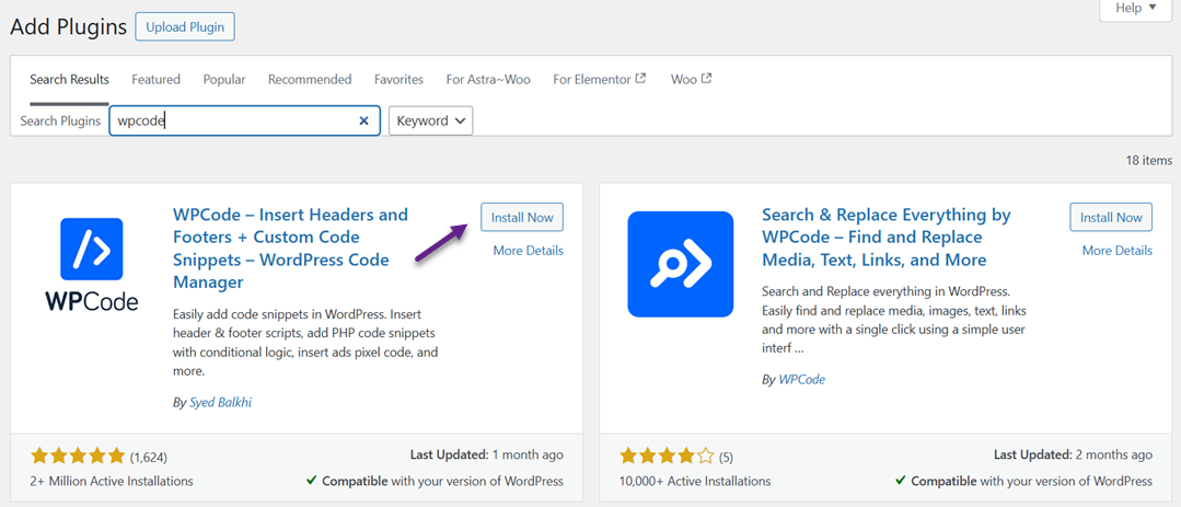 Instalar o código WP - Como adicionar imagens em destaque ou miniaturas de postagens no WordPress