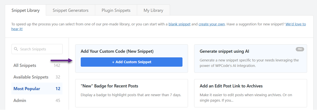 Snippet personalizado - Como adicionar imagens em destaque ou miniaturas de postagens no WordPress